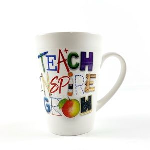 NWT Prima Design “Teach Inspire Grow” Mug